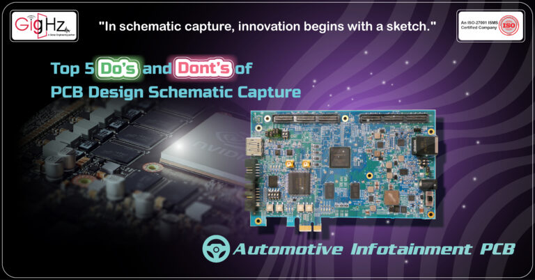 Front poster “Top 5 Do's and Dont's of PCB Design Schematic Capture”