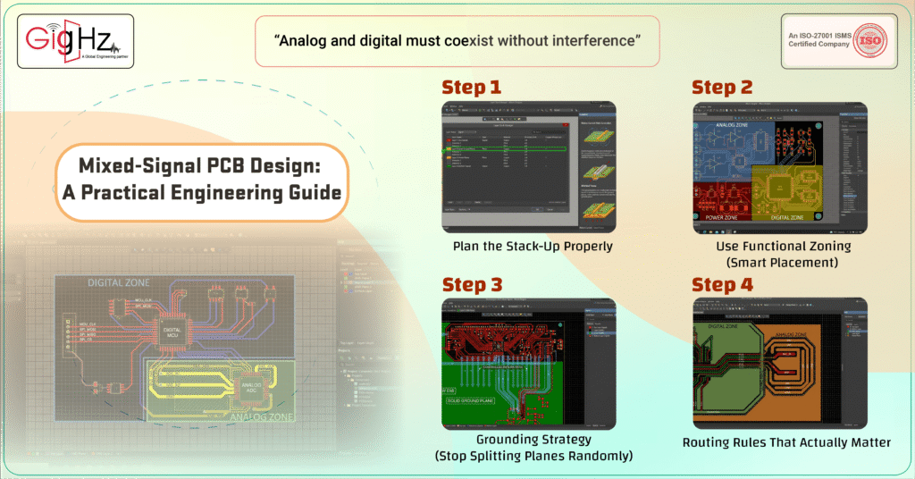 Mixed-signal PCB